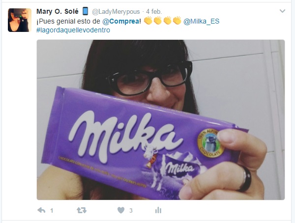 Comprea me trae la compra en una hora con gastos de envío gratis Maria en la red