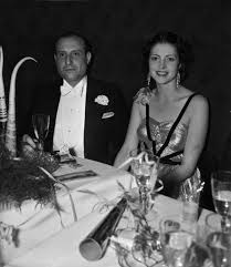 Hedy Lamarr con su primer marido Friedrich Mandl