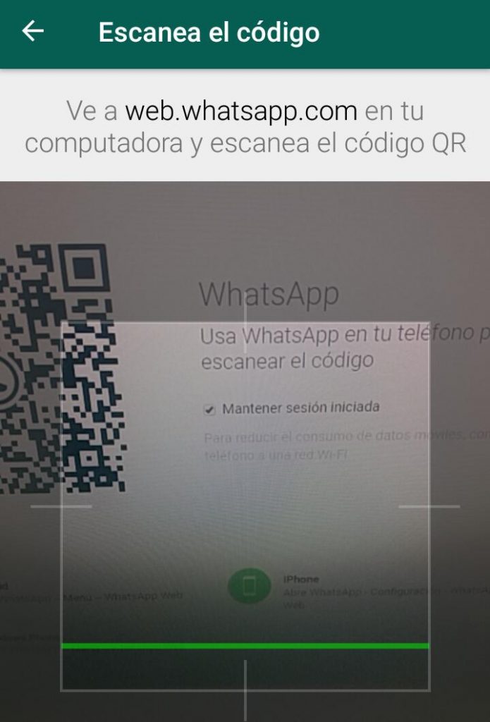 Cómo utilizar WhatsApp desde el ordenador - Lectura de código QR - Maria en la red